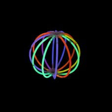 Fluorescent wristband, 4.5X200mm, 100 PCS,Five colors are randomly distributed
