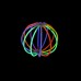 Fluorescent wristband, 4.5X200mm, 100 PCS,Five colors are randomly distributed