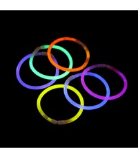Fluorescent wristband, 4.5X200mm, 50 PCS,Five colors are randomly distributed